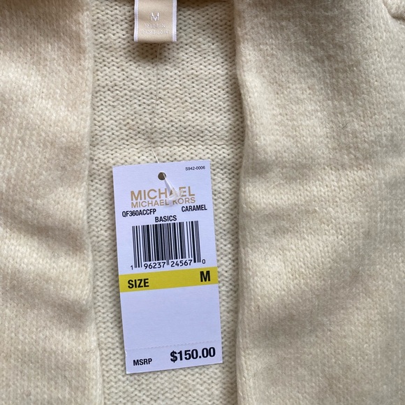 Michael Kors Carmel Bold Striped Cardigan - Picture 4 of 10